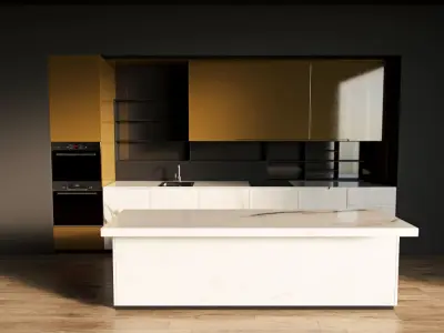 12-Kitchen12 glossy 1 3D model