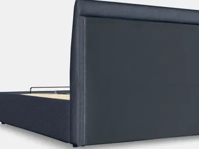 IDANAS Upholstered ottoman bed Low-poly 3D model