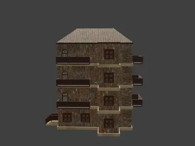 House Model 30 Low-poly 3D model