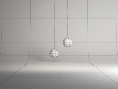 Small Transparent Lamps 3D model