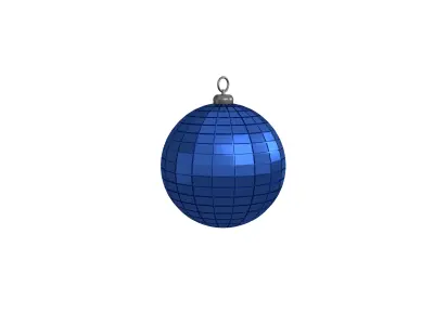 Disco Ball v1 002 Low-poly 3D model