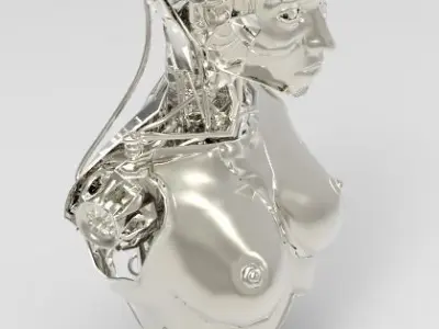 Female Robot 3D model order