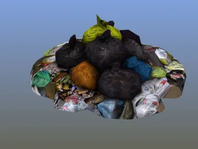 Trash Pile 3D model
