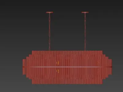 Emile chandelier collection RH 3D model