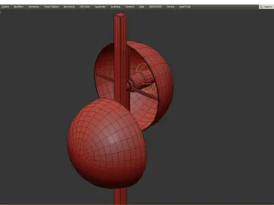  Heathfield Co Nacchera Table Lamp Low-poly 3D model