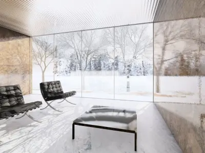 Mies Van der Rohe - Modern House 3D model