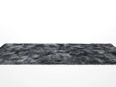 Contemporary Carpet - Rug 09 Low-poly 3D model