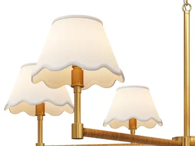 Serena and Lily chandelier Larkspur 3D model