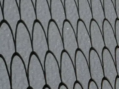 Fish Scale White Glass Pattern Transparent PBR Seamless Texture