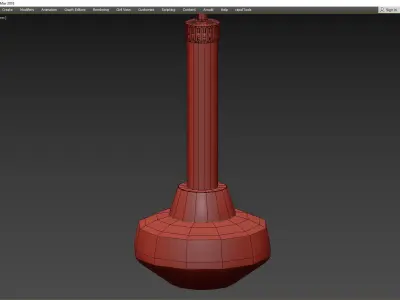 Pair of Stilnovo Pendants Low-poly 3D model