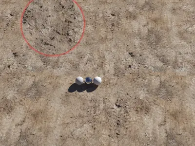 Ultra realistic Ground Scan 3D model