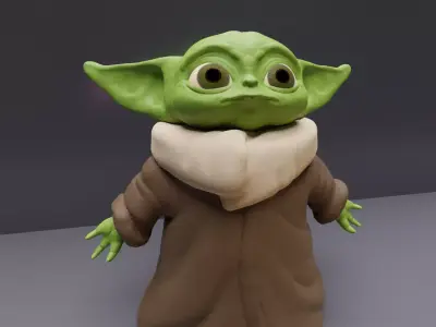 Baby Yoda 3D model purchase