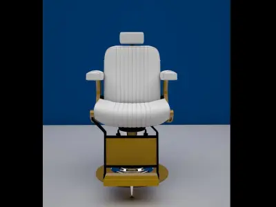 Barber Chair 3D model