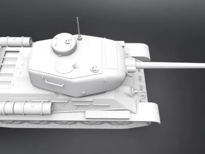 T34 Scale Model 3D print model