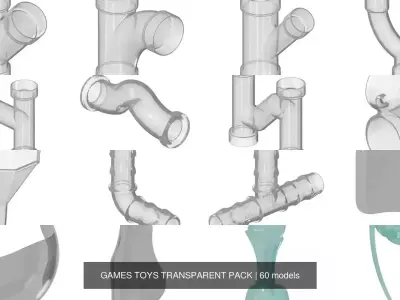 GAMES TOYS TRANSPARENT PACK