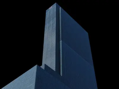 One Penn Plaza - NYC Low-poly 3D model