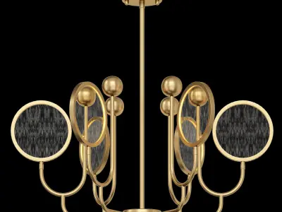 Mhandeliers On a Metal Frame by LaLume 3D model