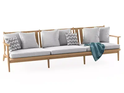 Levante 3-Seat Sofa 3D model