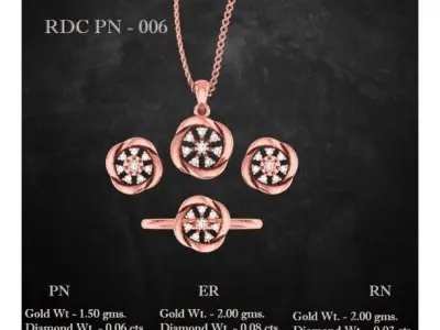 25 Pendant Earrings set 3dm stl 3 view renders  3D print model