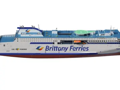  Santona Brittany Ferries Passenger and Vehicle RoPax Ferry 