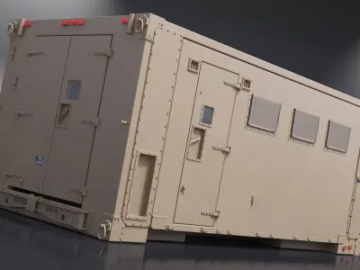  Military Mobile Command Center Desert 