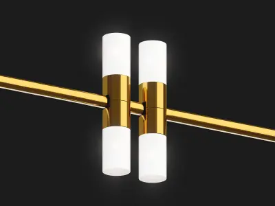 Track lamp Liberty pipe by Forstlight 3D model