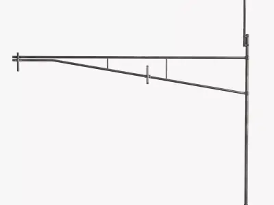 Street Light Low-poly 3D model