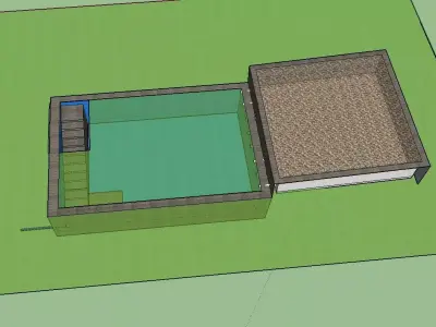 Water Cistern Underground 3D model