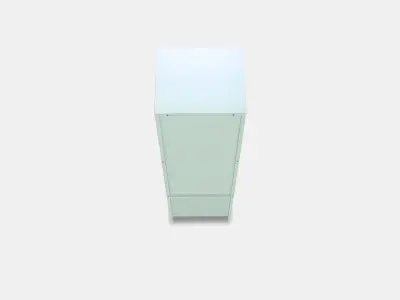 RUDSTA Glass-door cabinet 3D model