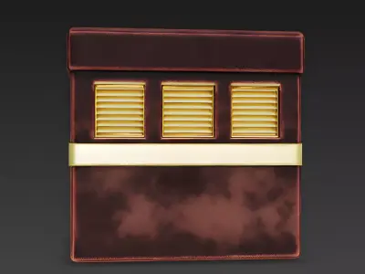 Cocoa Estate Chocolate-Box Mansion 3D Model Low-poly 3D model