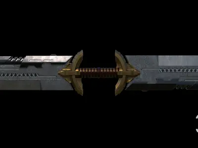 Thanos Double Edged Blade llSS3Dll 3D model