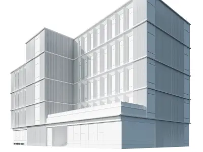 Office building 01 3D model