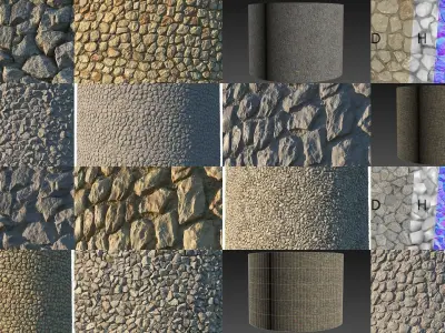  The ultimate masonry set from ViTrend 3D Model Pack