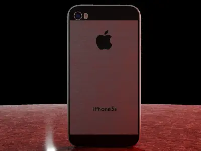 Iphone 5s Low-poly 3D model