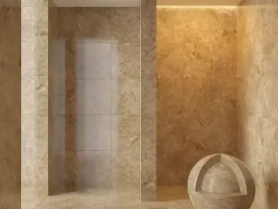 Marble wall 277 3D model
