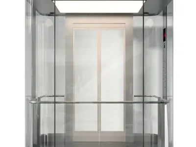 Glass Elevator No21 A 3D model