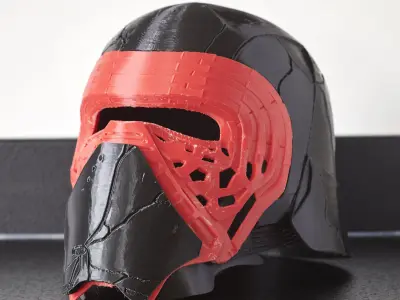 Star Wars Kylo Ren Reforged Version 3D Helmet  Files 3D print model