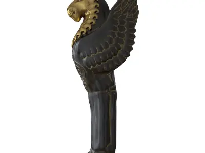 Gryphon column  3D model