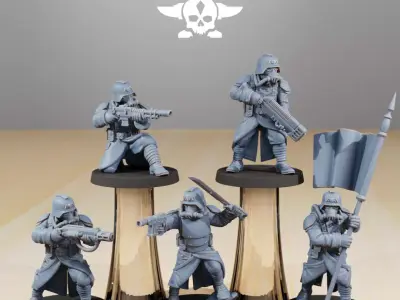 GrimGuard Command Force 3D print model