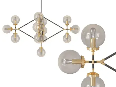 Flake Chandelier 3D model