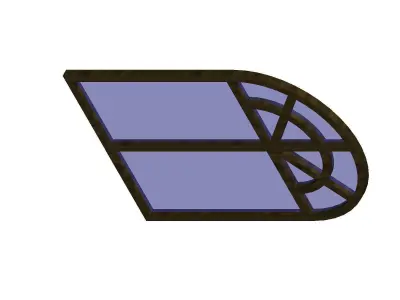 Windows letter b 3D print model