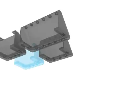 Lego Windscreens Set 3D model