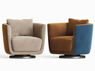 julie armchair fendi casa 3D model