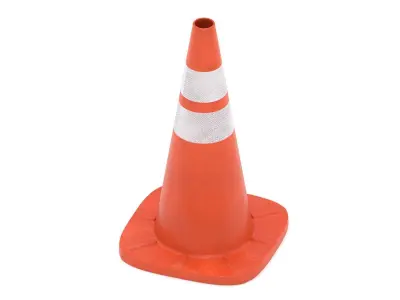 Traffic Cone v3 3D model