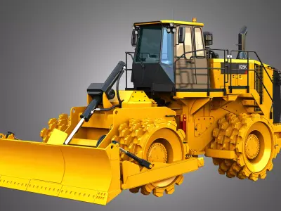 825K Soil compactor 3D model