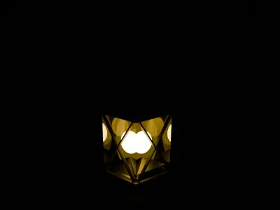 Antique Hanging Lantern - Low Poly 3D Model 3D model purchase