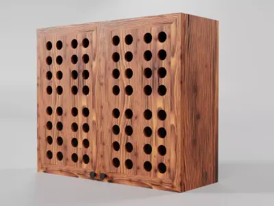 Kitchen Cabinet CG48 3D model
