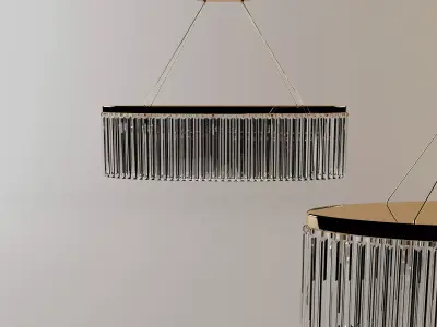 Crystal Ceiling Free low-poly 3D model