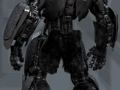 Transformers Optimus Primal ROTB 3D model