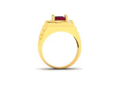 Mens Ring  Render 3dm STL OBJ FBX Details 3D print model get